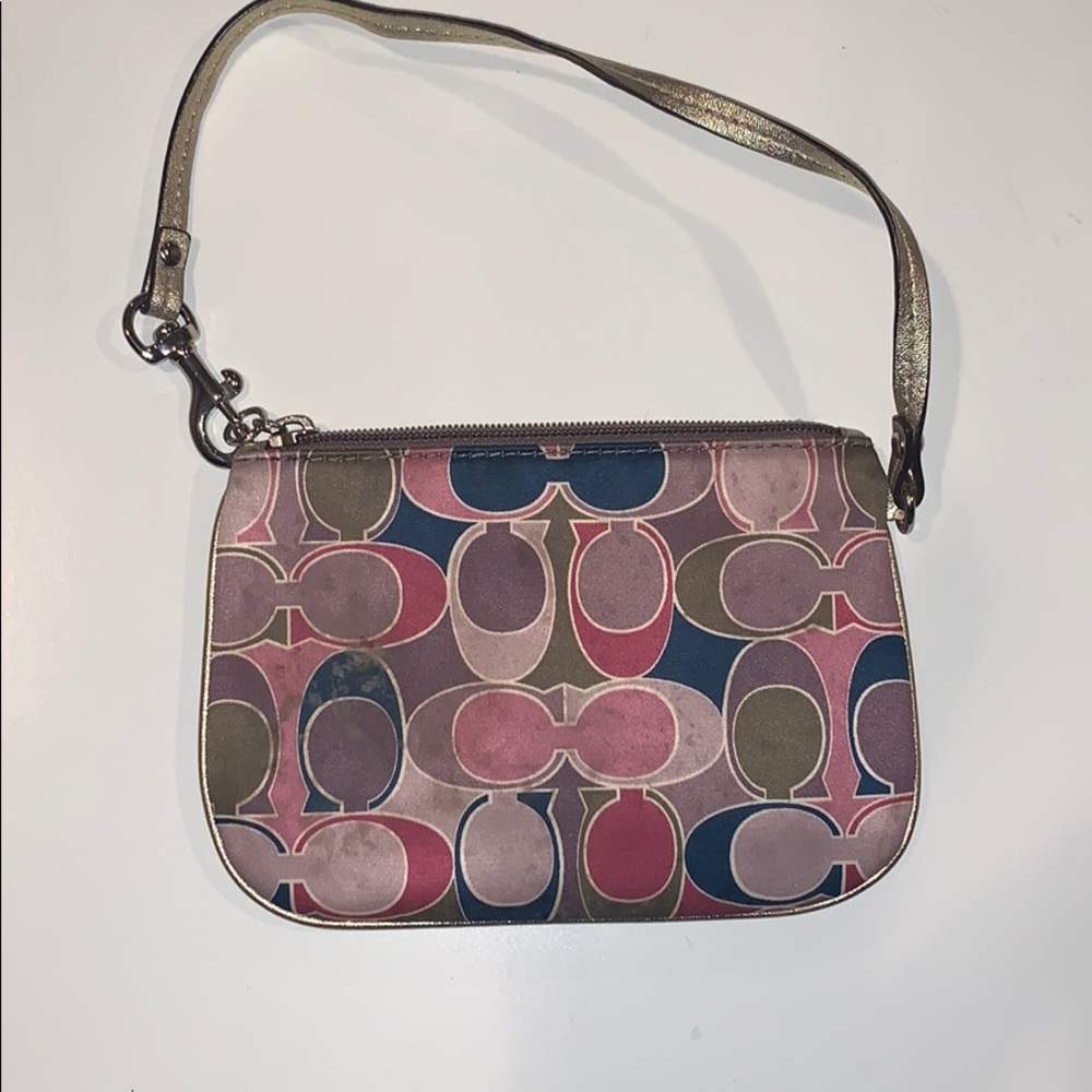 Used coach wristlet